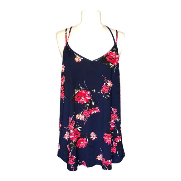 PaperMoon NWT Basima Back Detail Knit Top Beautiful Floral Tank Top Size 1X - Picture 3 of 13
